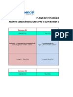 Plano de Estudos AGENTE CENSITÁRIO MUNICIPAL 2021 Pós Edital.