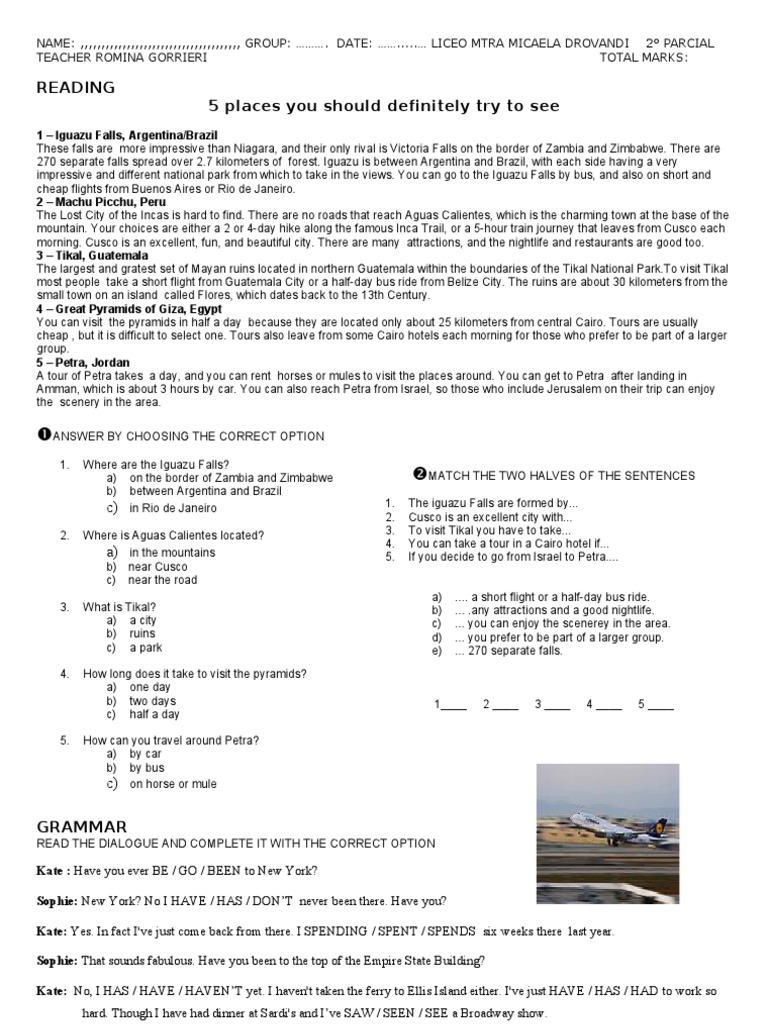 Elementary Test | PDF
