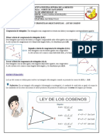 10° GUÍA #2 Ley de Coseno MODIFICADA