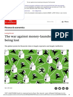 The War Against Money-Laundering Is Being Lost - The Economist