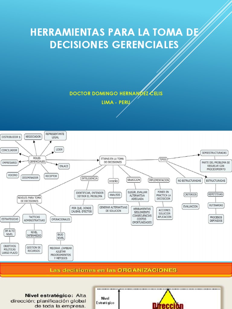 Herramientas para La Toma de Decisiones Gerenciales | PDF