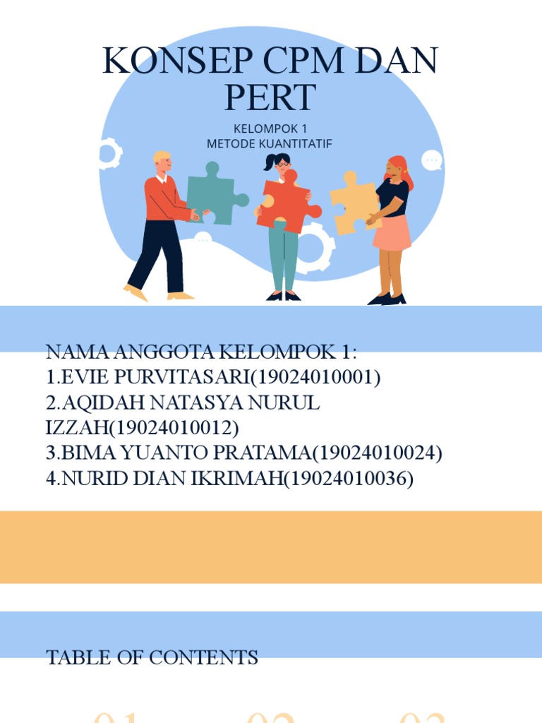 METODE KUANTITATIF - KELOMPOK 1 - CPM Dan PERT | PDF