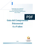 Guia Del Componente Psicosocial 6 a 9 Años. 2020 PDF