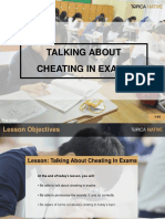 Talking About Cheating in Exams: Pre-Inter
