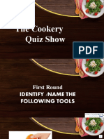 Cookery Quiz Show - Salad