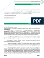 Edital nº 001.2020 do XXIII-PSE-MPMS - DOMP 2309