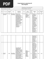 Final Risk Table