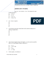Practice Test - Algebra 1 (3)