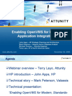Enabling Openvms For Data & Application Integration: November 30, 2005