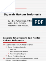 Sejarah Tata Hukum Indonesia