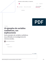 15 Ejemplos de Variables Cualitativas, Con Explicaciones