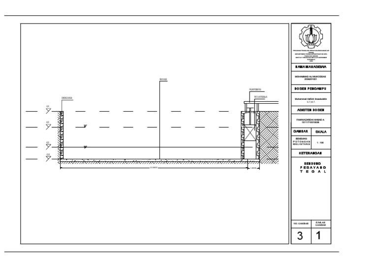 Bendung Potongan Melintang 3 | PDF