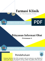 P4. Farmasi Klinik (Pelayanan Informasi Obat)