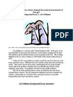 Air Pollution in The UK Document Analysis