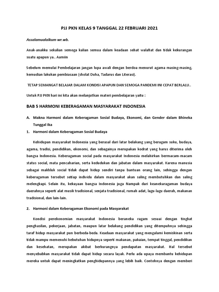 Pjj Pkn Ke 7 Kelas 9 220221 Pdf
