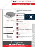 02 Bloque de Concreto Tipo Etb