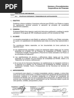 Políticas de Capitalización