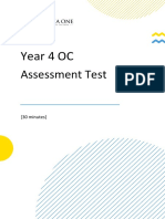 OC Assessment Test