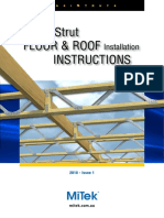 PosiStrut Floor and Roof Installation Instructions