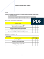 Borang Penilaian Program Latihan