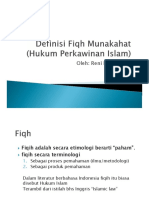 Definisi Fiqih Munakahat (Perkawinan)