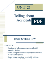 Unit 21 Telling About Accidents