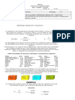 Densidad Propiedad de La Materia