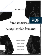 Fundamentos de La Comunicacion Humana - Capitulos 7 y 8