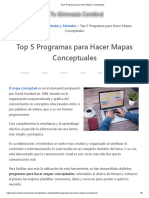 Top 5 Programas para Hacer Mapas Conceptuales y Como Hacer