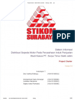 Project Charter Sistem Informasi Distribusi Barang