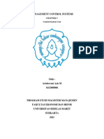 Chapter 5 MANAGEMENT CONTROL SYSTEMS - Aristiovani Azis M - S412008006