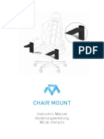 Chair Mount: Instruction Manual Bedienungsanleitung Mode D Emploi