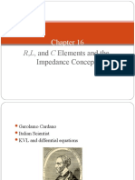 R, L, and C Elements and The: Impedance Concept