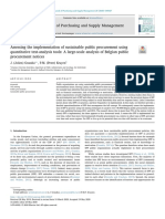Assessing The Implementation of Sustainable Public Procu - 2020 - Journal of Pur