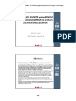 Good-Revue Litterature-Case Study of Project Management Office Implementation in A Multilocation Organization