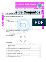 Clases de Conjuntos Para Quinto de Primaria