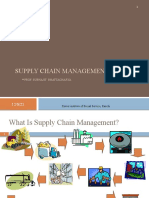 Supply Chain Management - : Prof. Subhajit Bhattacharya