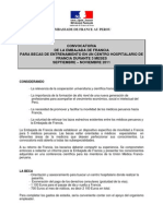 Convocatoria Bourses Pour Medecins 2011