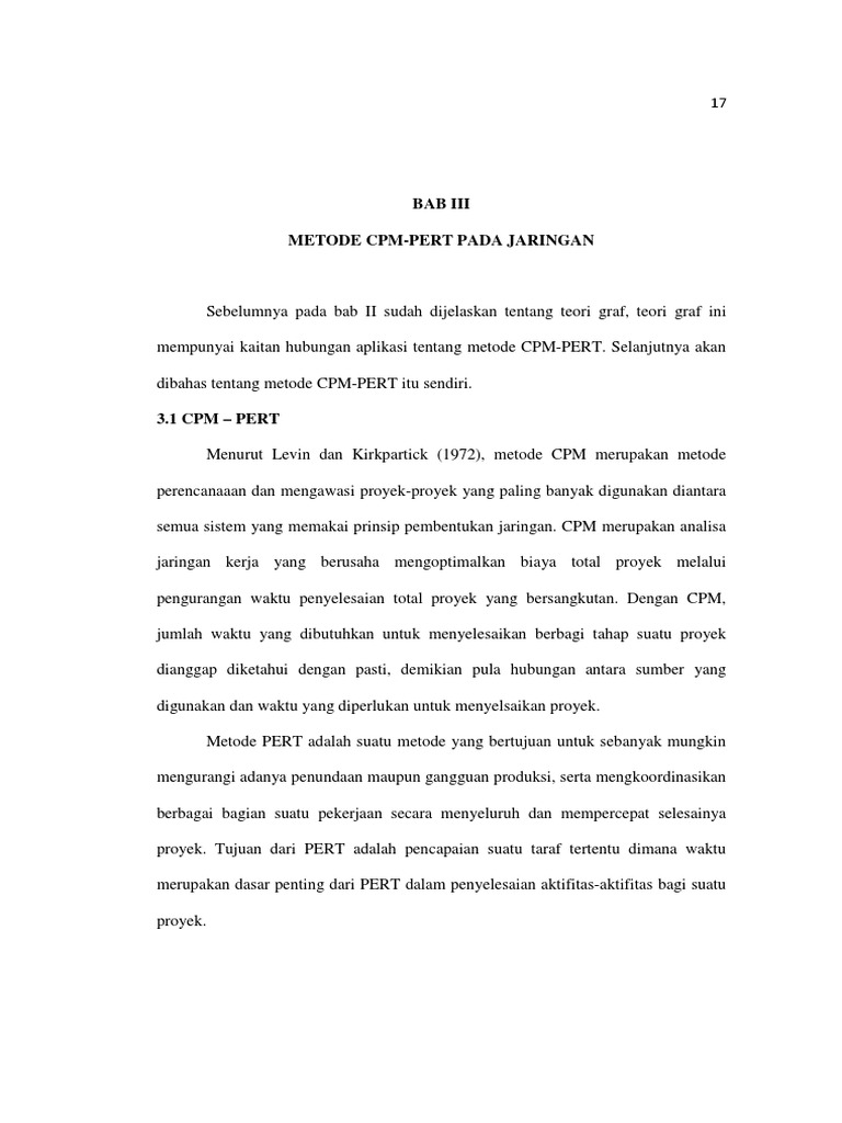 Metode Cpm-Pert | PDF
