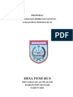 Proposal Jalan Talang Samin Kampung Lebak Peniangan 2017