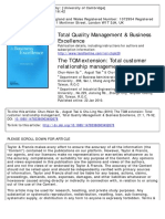 Total Quality Management & Business Excellence