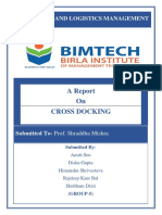 A Report On Cross Docking: Inventory and Logistics Management