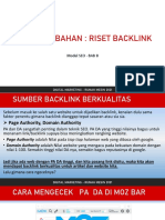 BAB 8 - Materi Tambahan Riset Backlink 2021