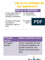 Cuál Es La Utilidad de Las Hipótesis