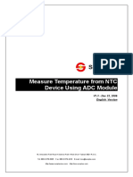 Measure Temperature From NTC Device Using ADC Module: V1.3 - Dec 22, 2006 English Version