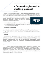 Apostila gratuita - Curso de Comunicação oral e marketing pessoal