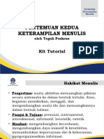 Pertemuan Kedua Keterampilan Menulis: Kit Tutorial