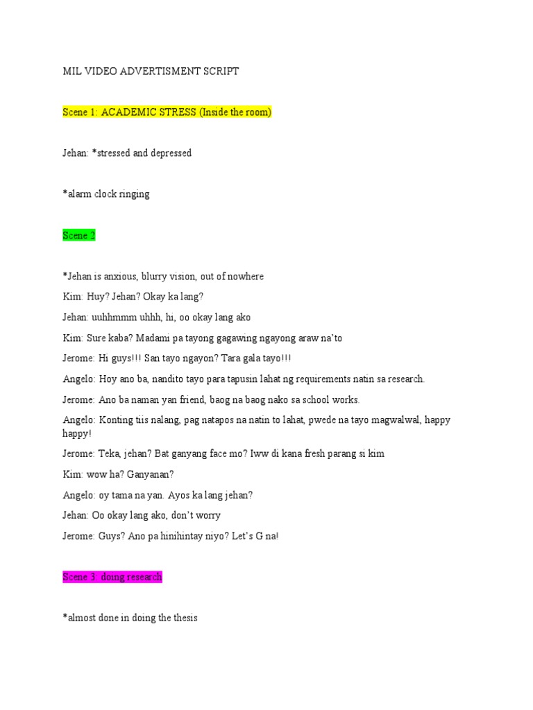 Mil Travel Script | PDF