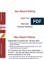 Idea Speed Dating: Class Four