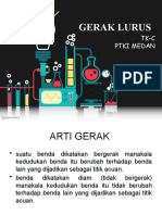 Gerak Lurus - Teknik Kimia PTKI